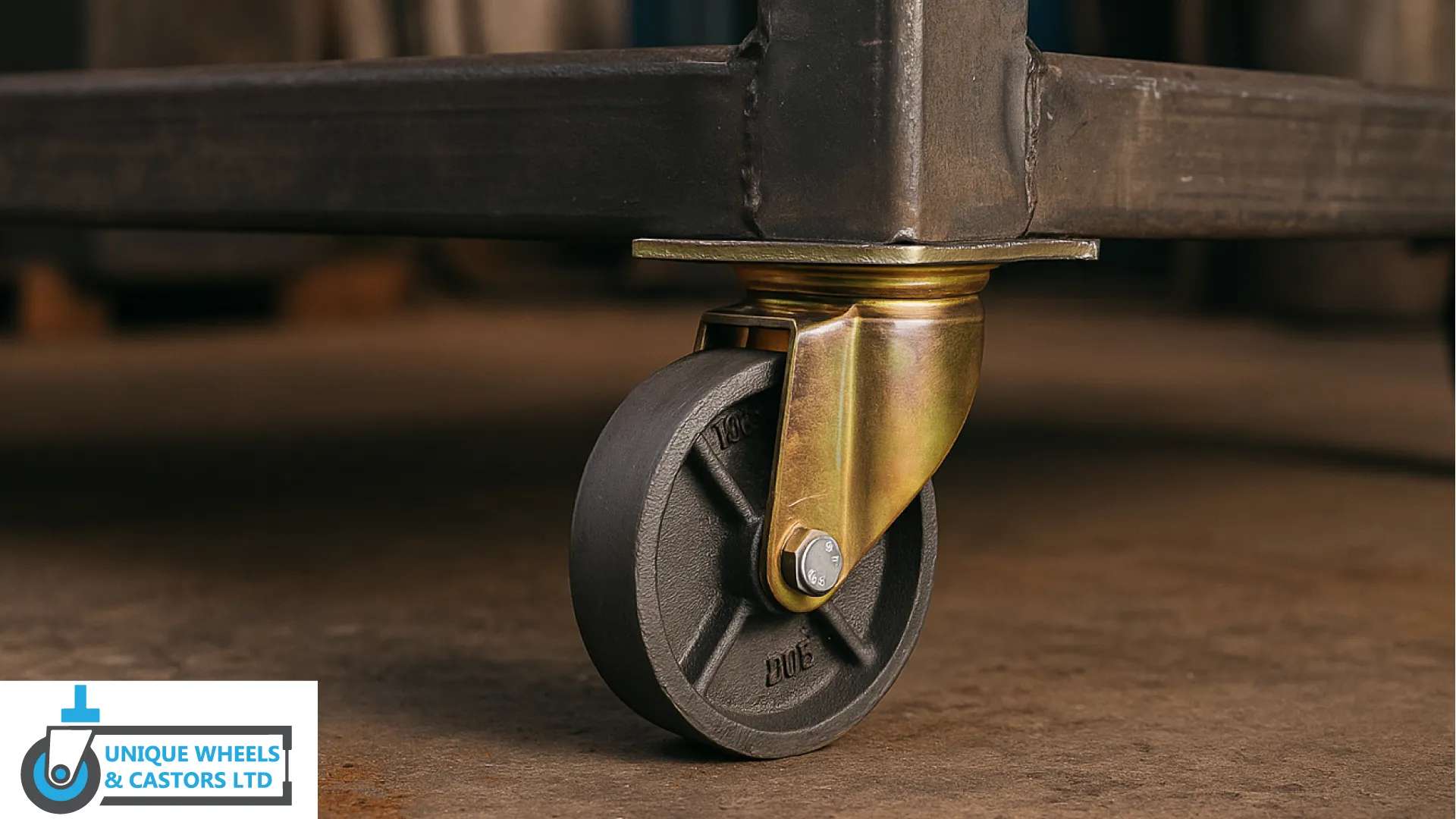 4 inch heavy duty castor wheel example in real case use