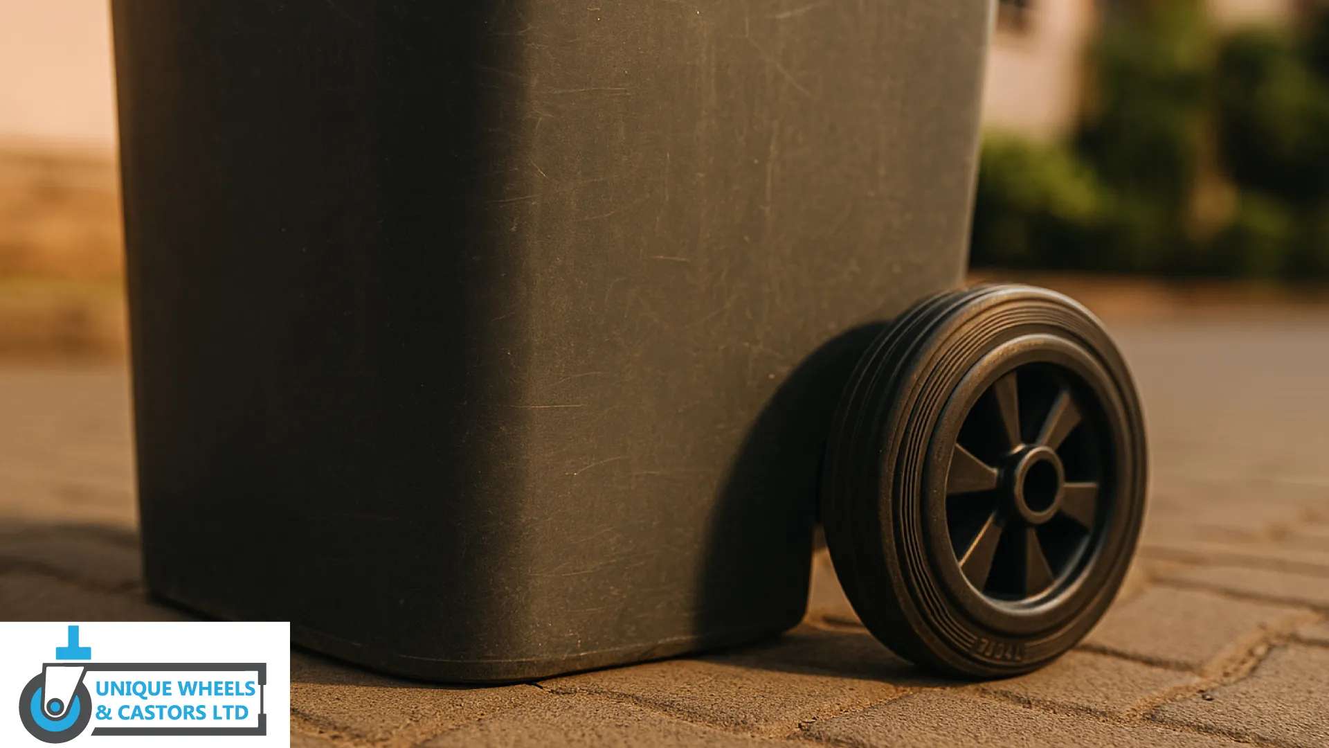 An image of the 8 inch bin wheel in use